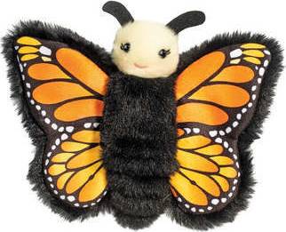 Mini Monarch Butterfly Puppet 7 Inch