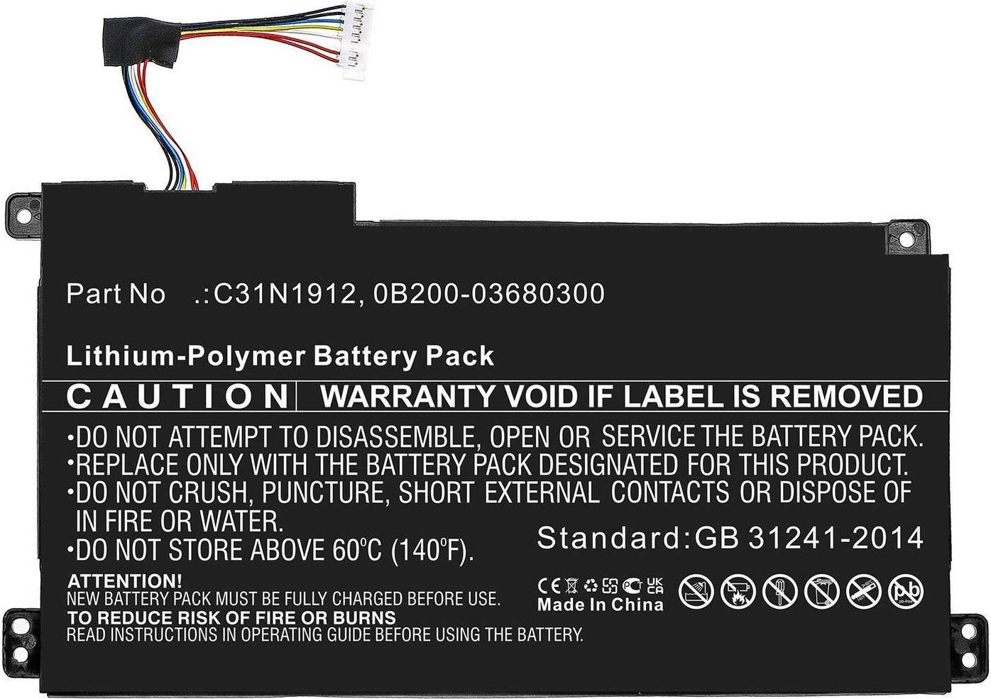 CoreParts Battery 41.04Wh Li-Polymer