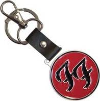 Retro Fighters FF Band Logo Keychain Keyring - Red