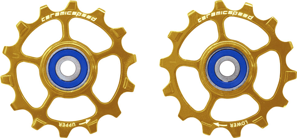CeramicSpeed Keramiska Rulltrissor Guld 1x12