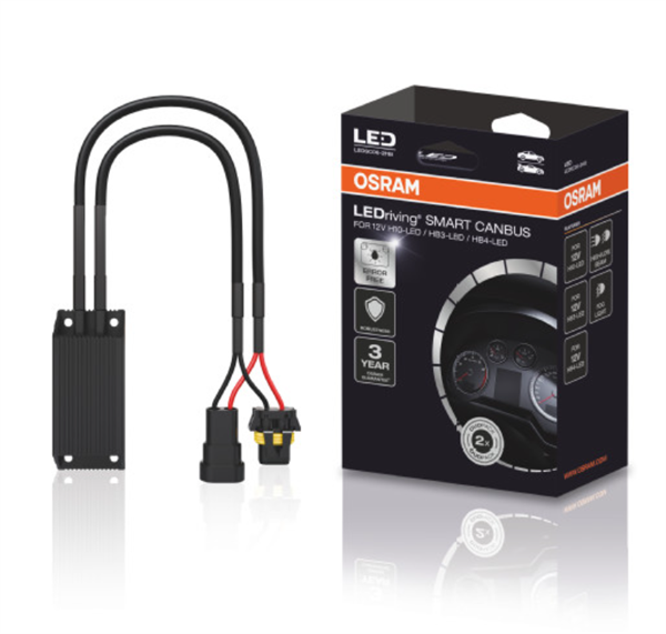 Osram Smart Canbus Adapter H10 HB3 HB4 LED 2 stk.