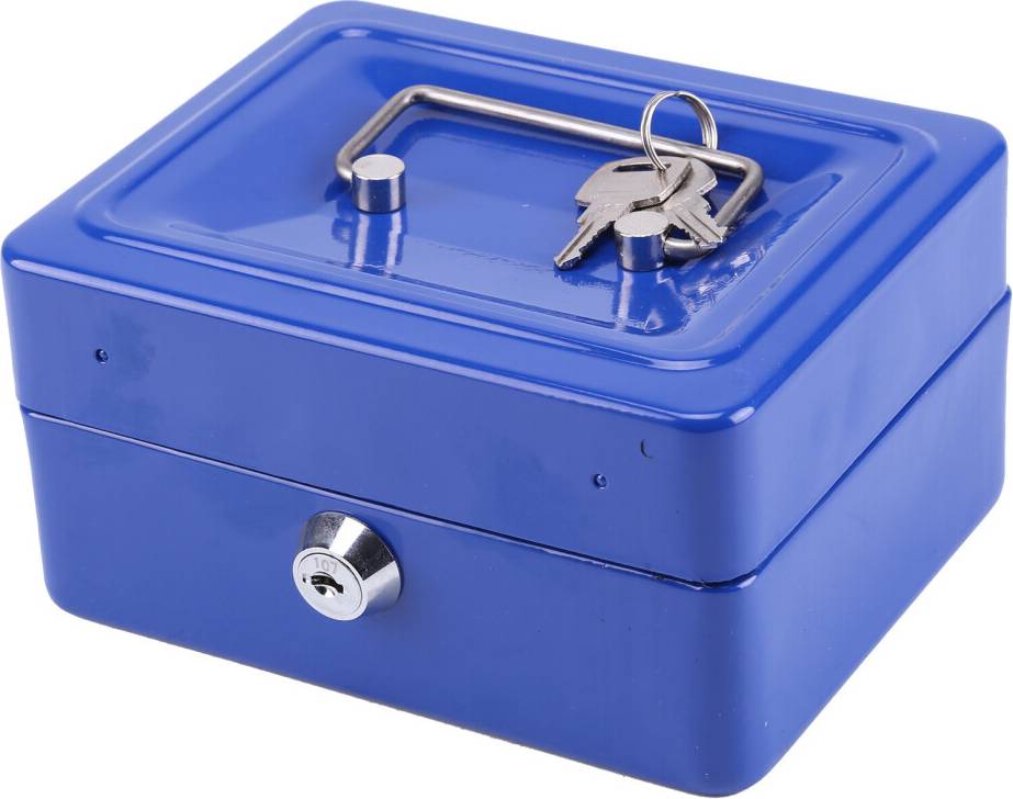 Small lock box Key Lock Tin Safe Lockable Small Money Box