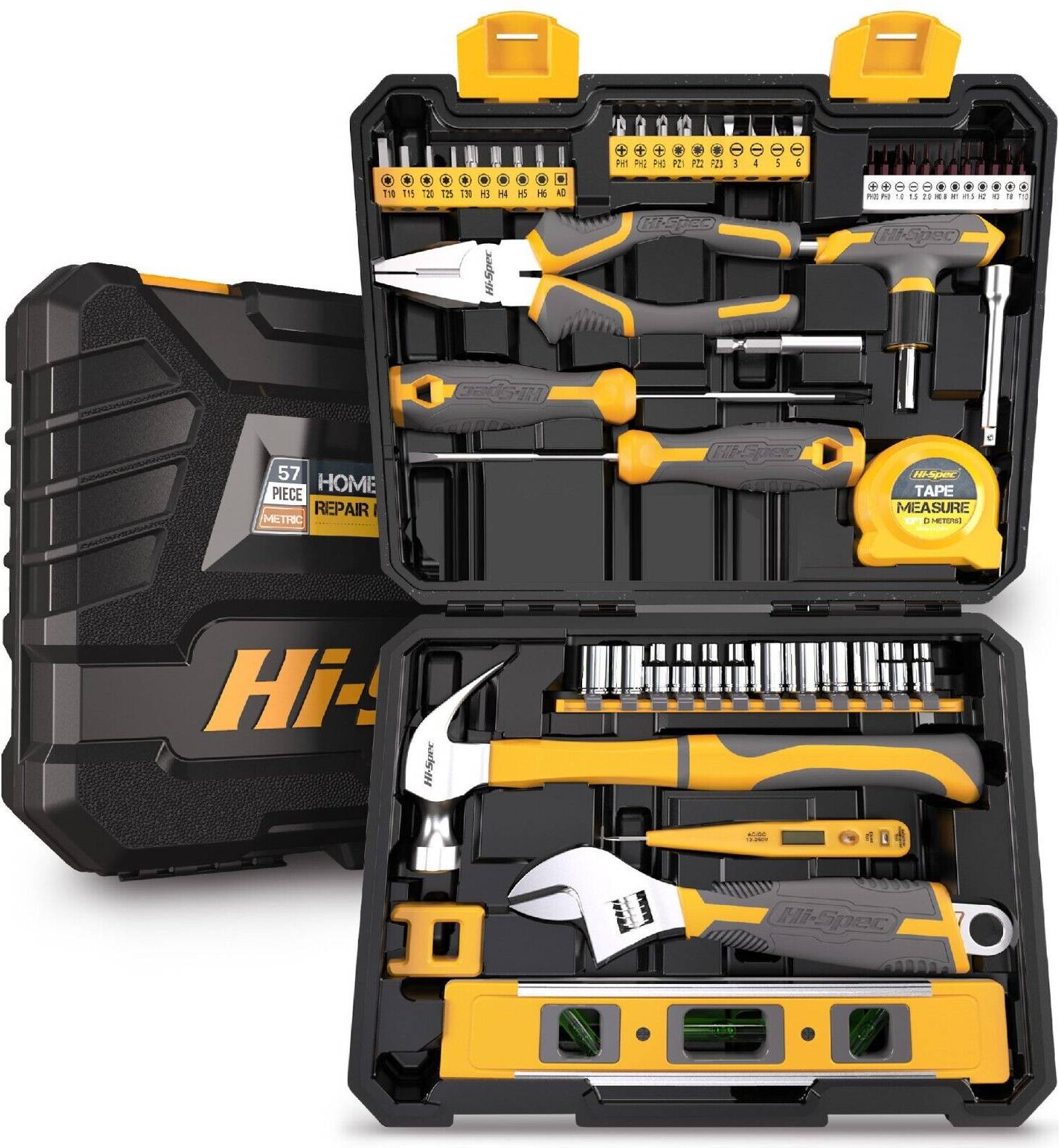 Hi-Spec 57 pc Hand Complete Set Tool Kit