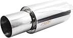 Simoni Racing Silencer Universal Inox Gloss Outlet Round 60mm