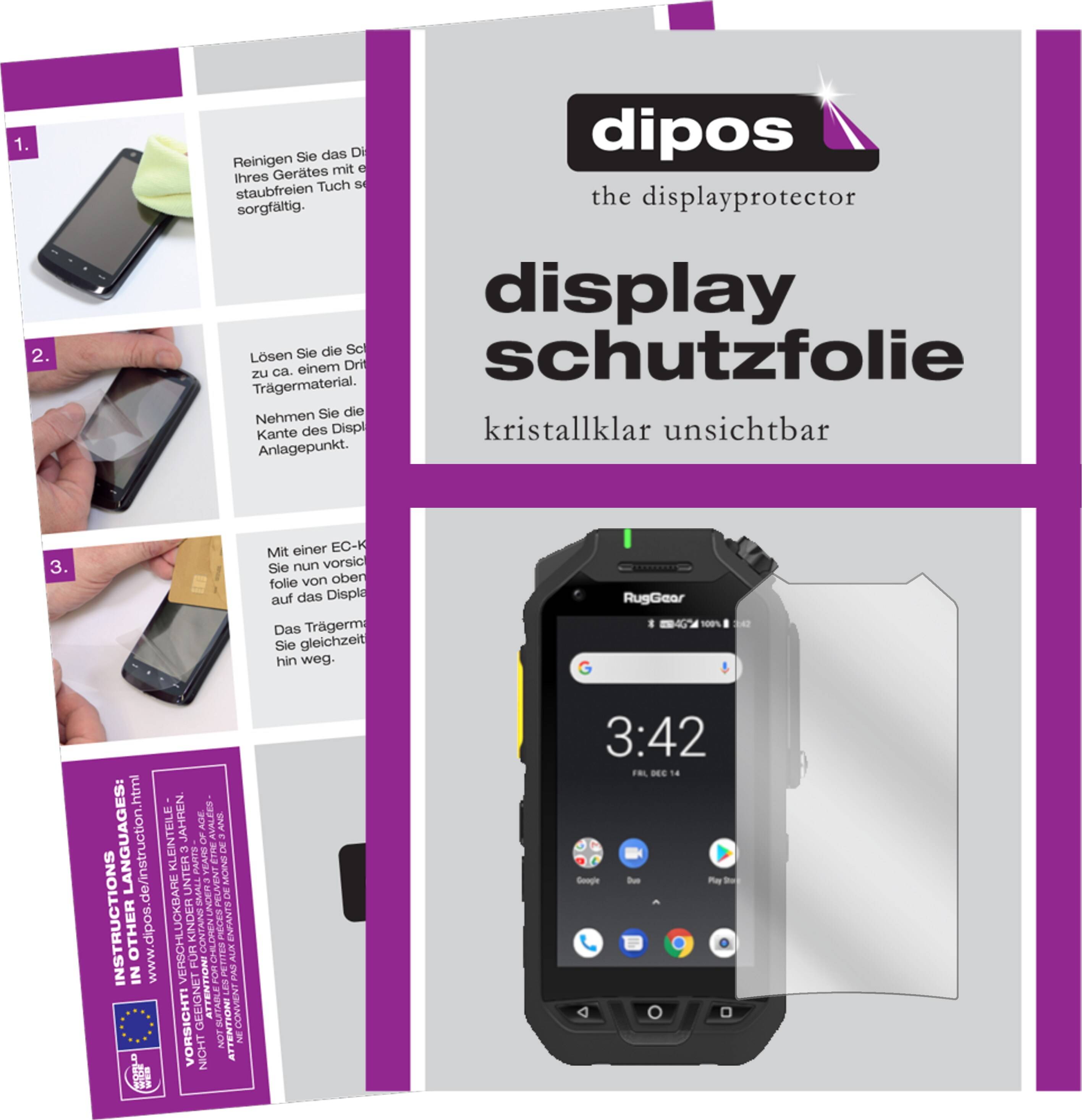 Dipos 6x Screen Protector for Ruggear RG725