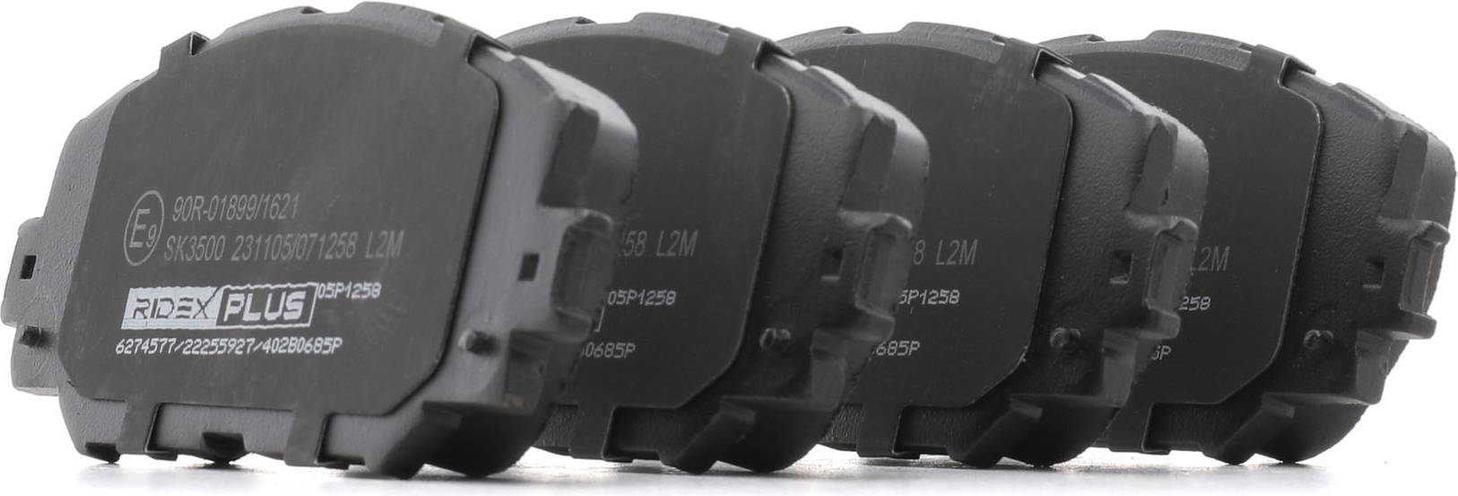 Ridex Plus Brake Pad Set Front Axle