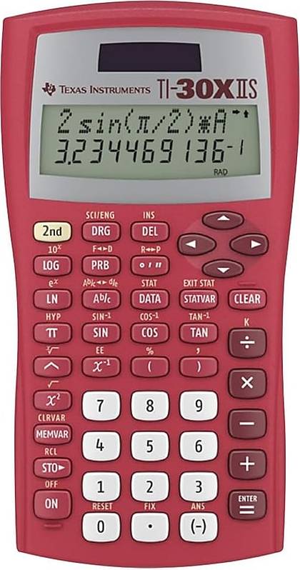 Texas lommeregner Texas Instruments Ti-30xiis Scientific Calculator Red