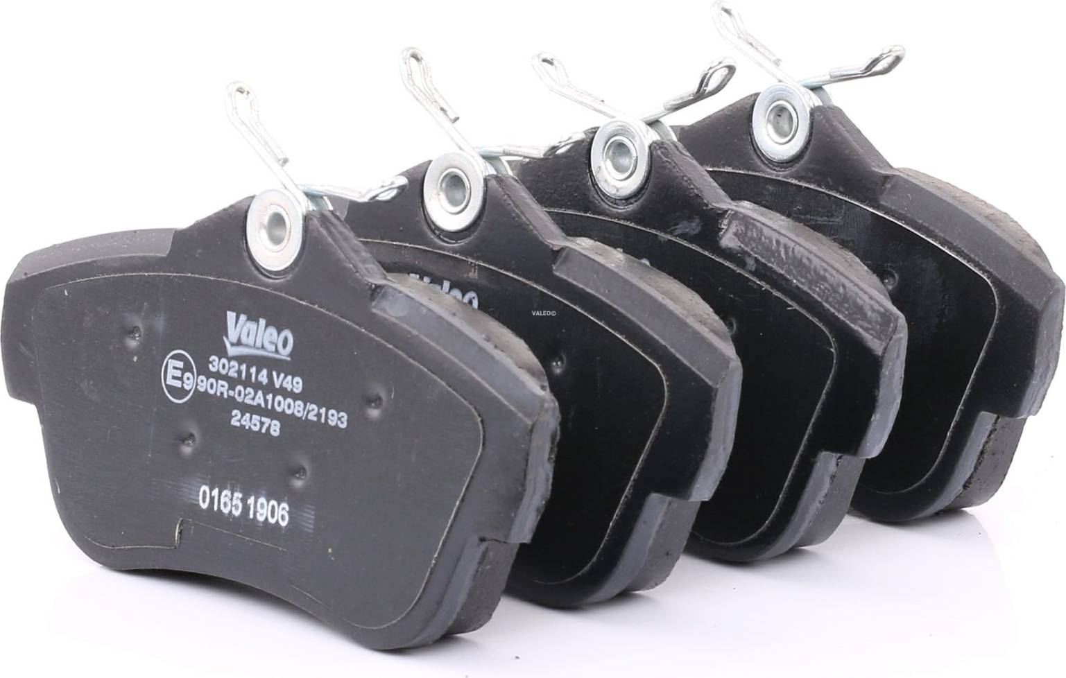 Valeo Brake Pad Set Rear Axle Without Integrated Wear Sensor