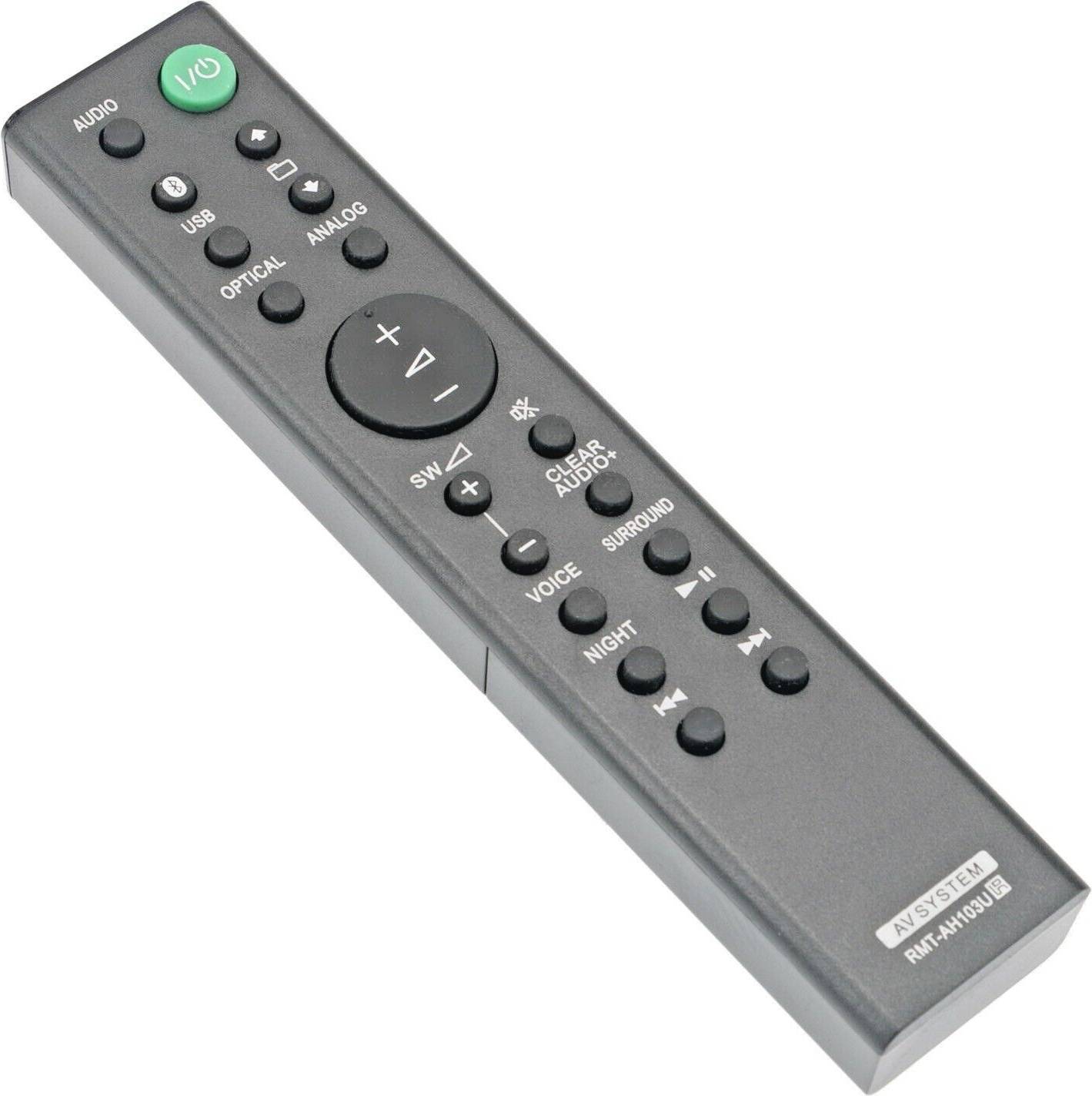 Sony Rmt-Ah103U Remote Control For Sony Soundbar HT-CT80 HTCT80 RMTAH103
