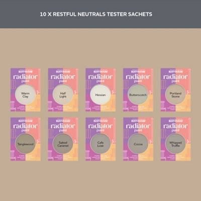 Rust-Oleum Neutral Satin Radiator Paint Tester Samples - 10 ml - One Size