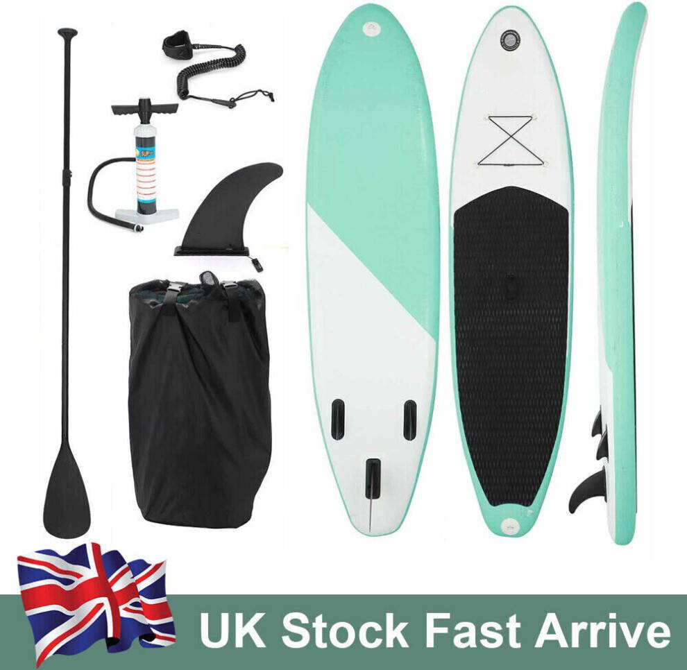 10ft paddleboard 10FT Stand Up Surfboard Inflatable SUP Board & Complete Kit