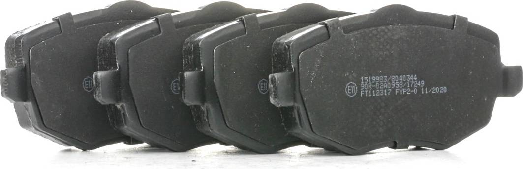 Ridex Brake Pad Set Front Axle