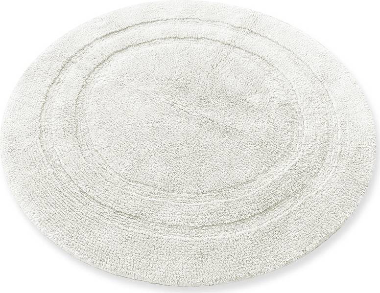 Classic Textiles Badrumsmatta Rund Offwhite