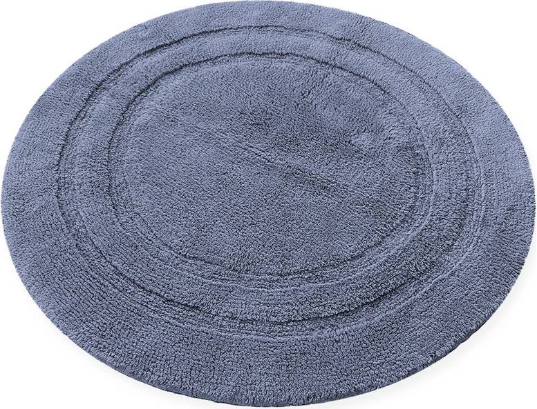 Classic Textiles Badrumsmatta Rund Gråblå