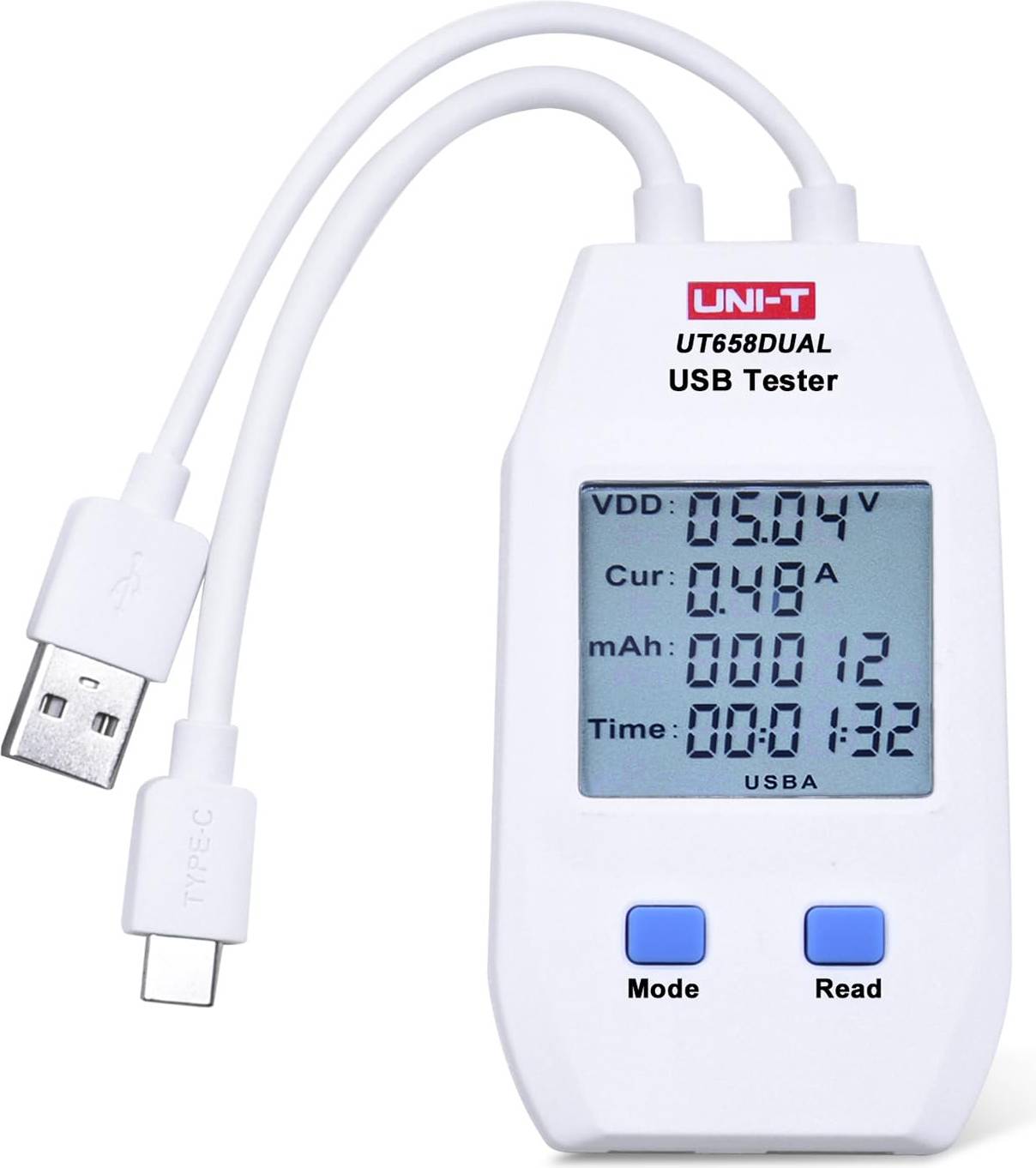 UT658DUAL USB Socket Tester