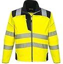 Hi-Vis Softshell Jacket Type R Class 3 - Yellow/Black