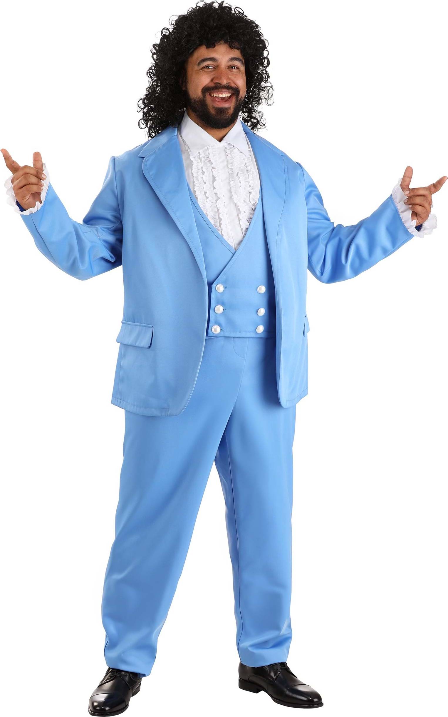 Fun Costumes Plus Size Men's Coming To America Randy Watson Costume