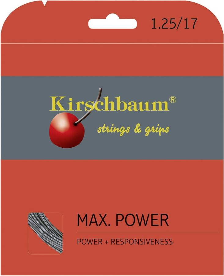Kirschbaum Max Power Rough String Set 12m Anthracite