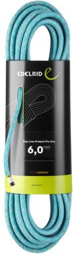 Edelrid Rap Line Protect Pro Dry 6mm Climbing Rope Icemint
