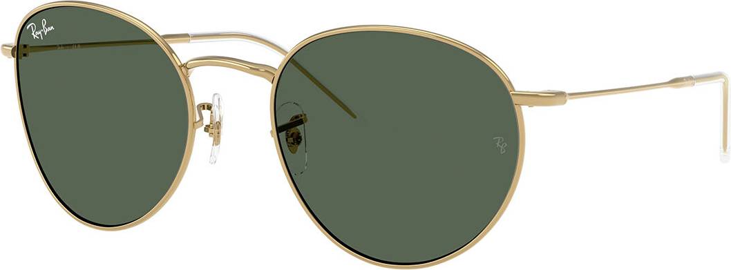 Ray-Ban Rektangulär Reverse 001 VR 53 Guldiga Metall Guld Grön