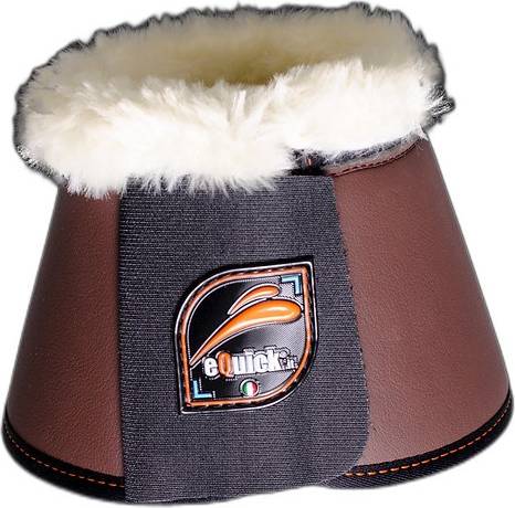 Bell Boots eQuick eOverreach Fluffy - Marron