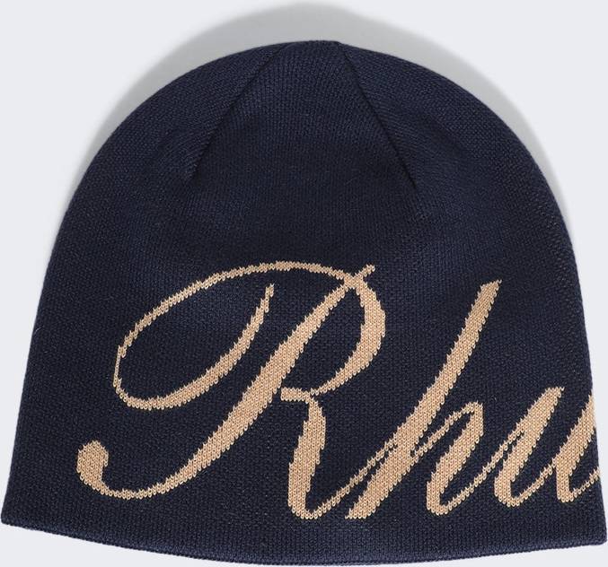 Rhude Script Beanie - Blue