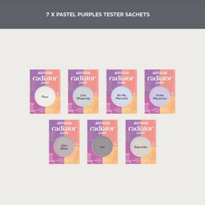 Rust-Oleum Satin Radiator Paint Tester Samples - 10 ml Radiator Paint