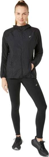 Asics Road Packable Jacket Sort