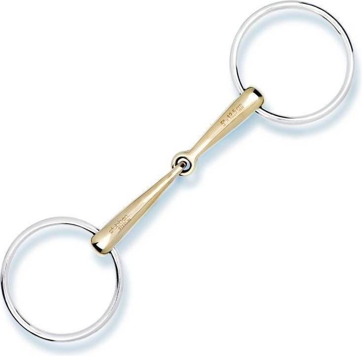 Two-ring Snaffle Bit - Argenté