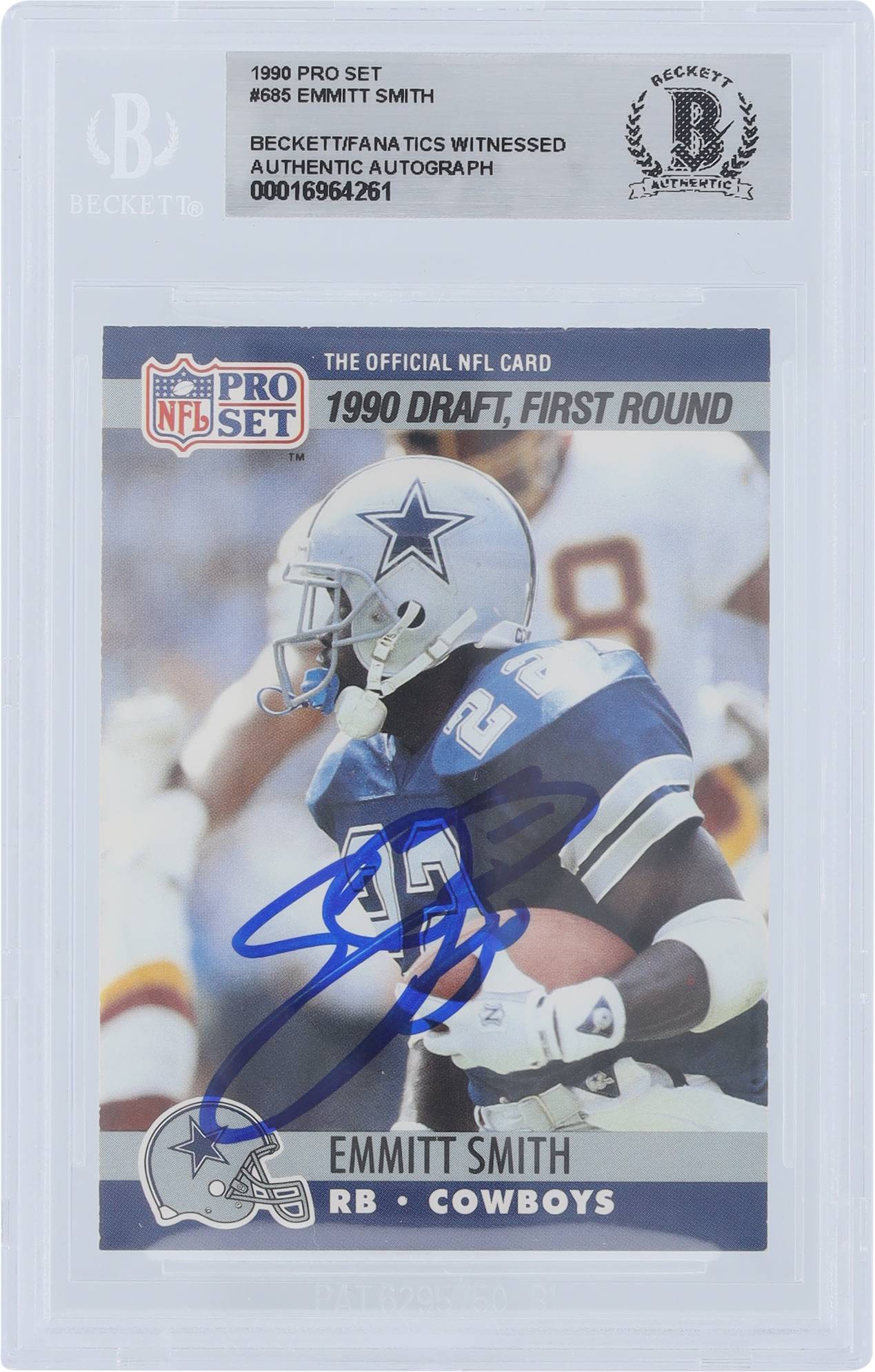 Fanatics Authentic 1990 Pro Set #685 Beckett Autographed Rookie Card
