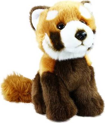 Rappa Pluche Rode Panda Zittend 18 cm