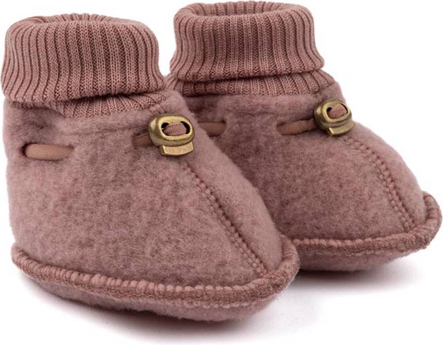 Mikk-Line Wool Footies - Rosa