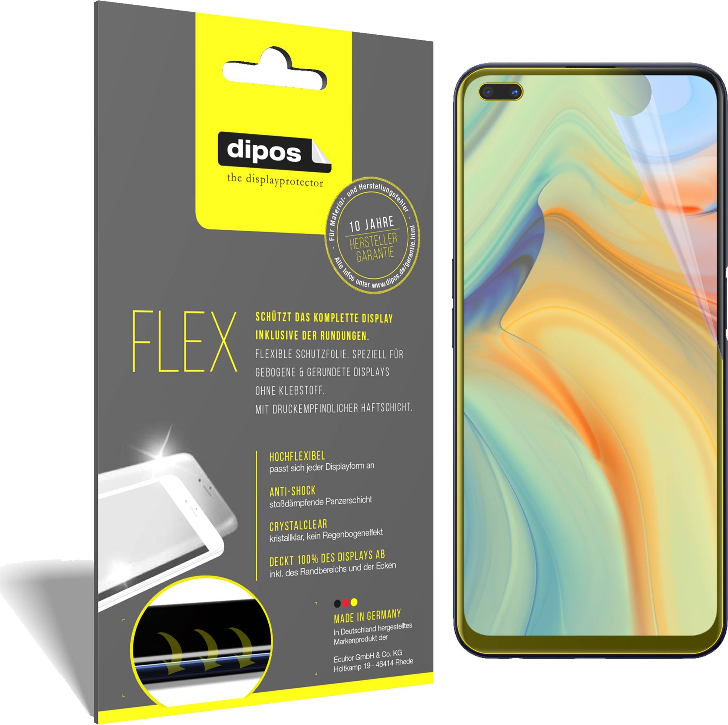 Dipos 3x Screen Protector Oppo Reno4 Z 5G