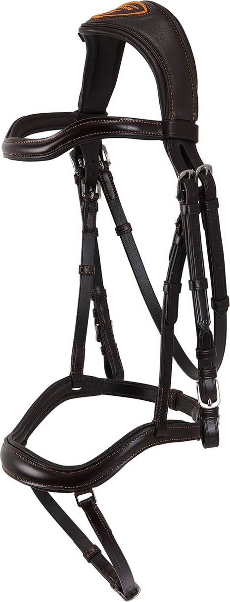 Acavallo Anatomical Riding Bridle - Marron