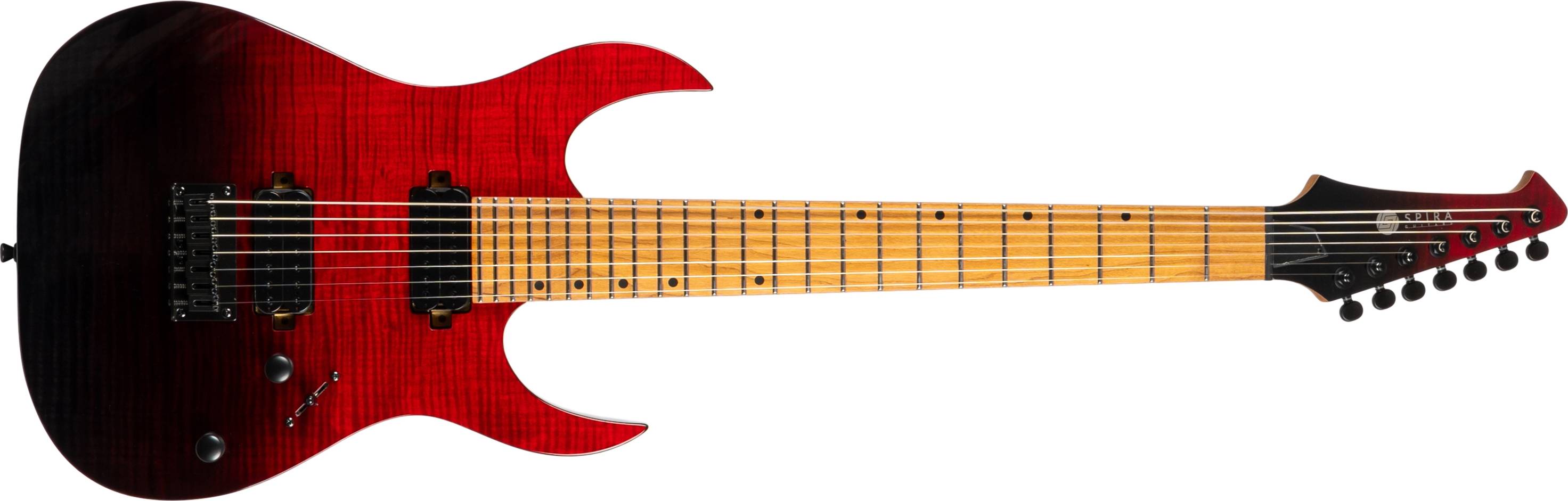 S-457 7-String Transparent Red