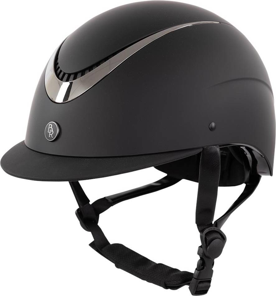 Br Standard Visor Riding Helmet - Noir