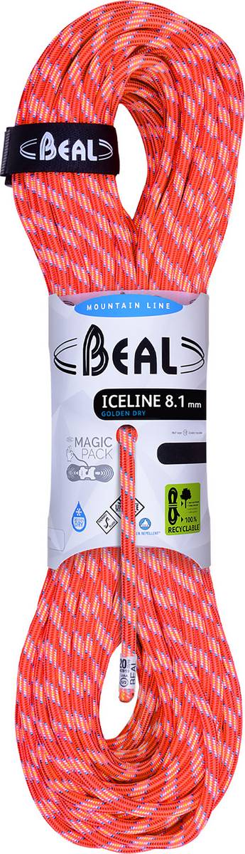 Ice Line 8.1mm Rope Orange 70m