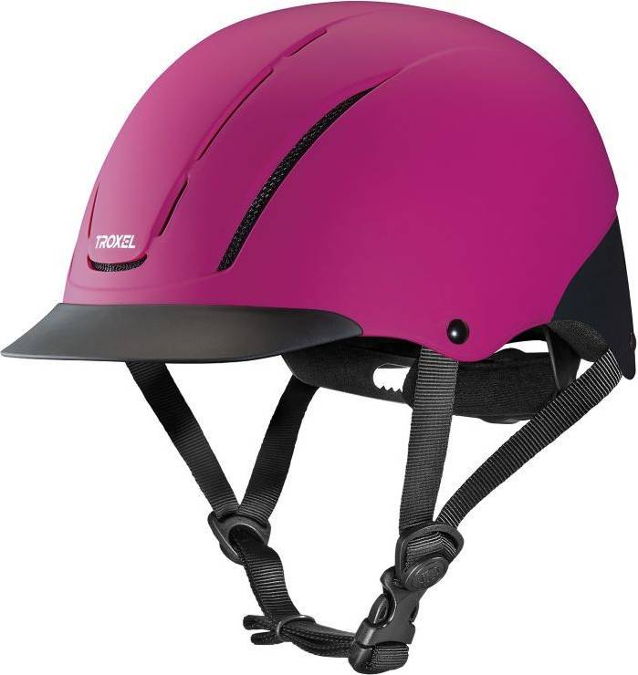 Troxel Spirit Fulddækkende Ridehjelm Lavprofil Justerbar Design - Raspberry Duratec