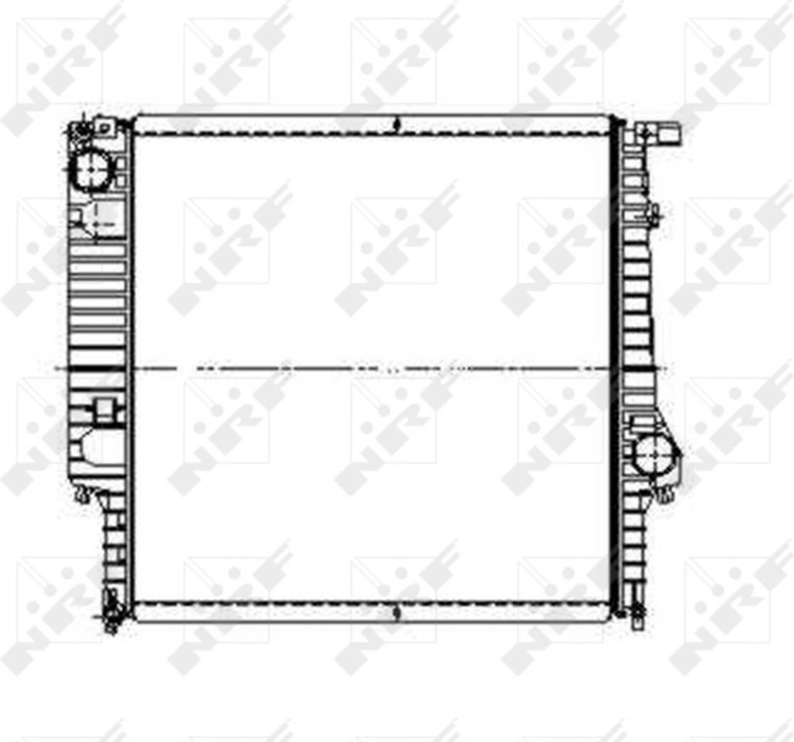 NRF Radiator Engine Cooling 509626