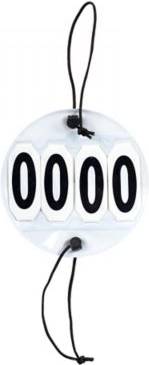 Horze 4-Digit Start Number For Riding Competitions - Noir