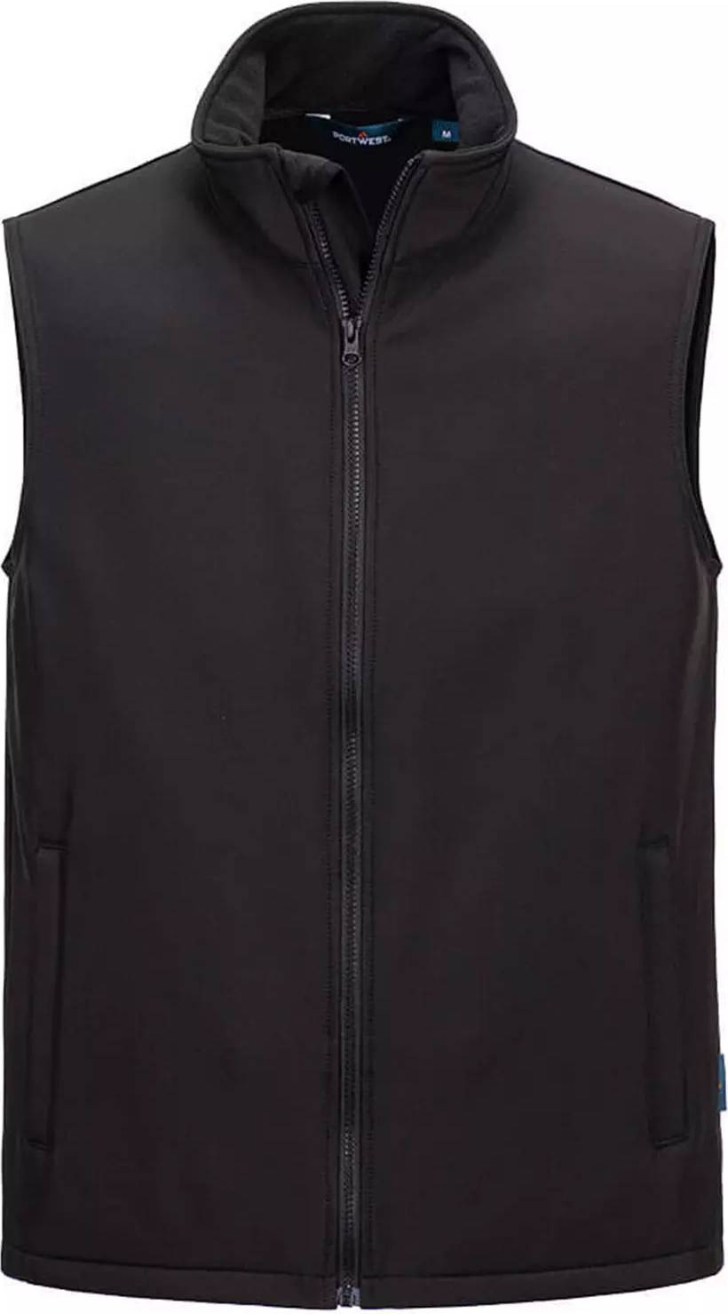 Portwest softshellvest, Sort