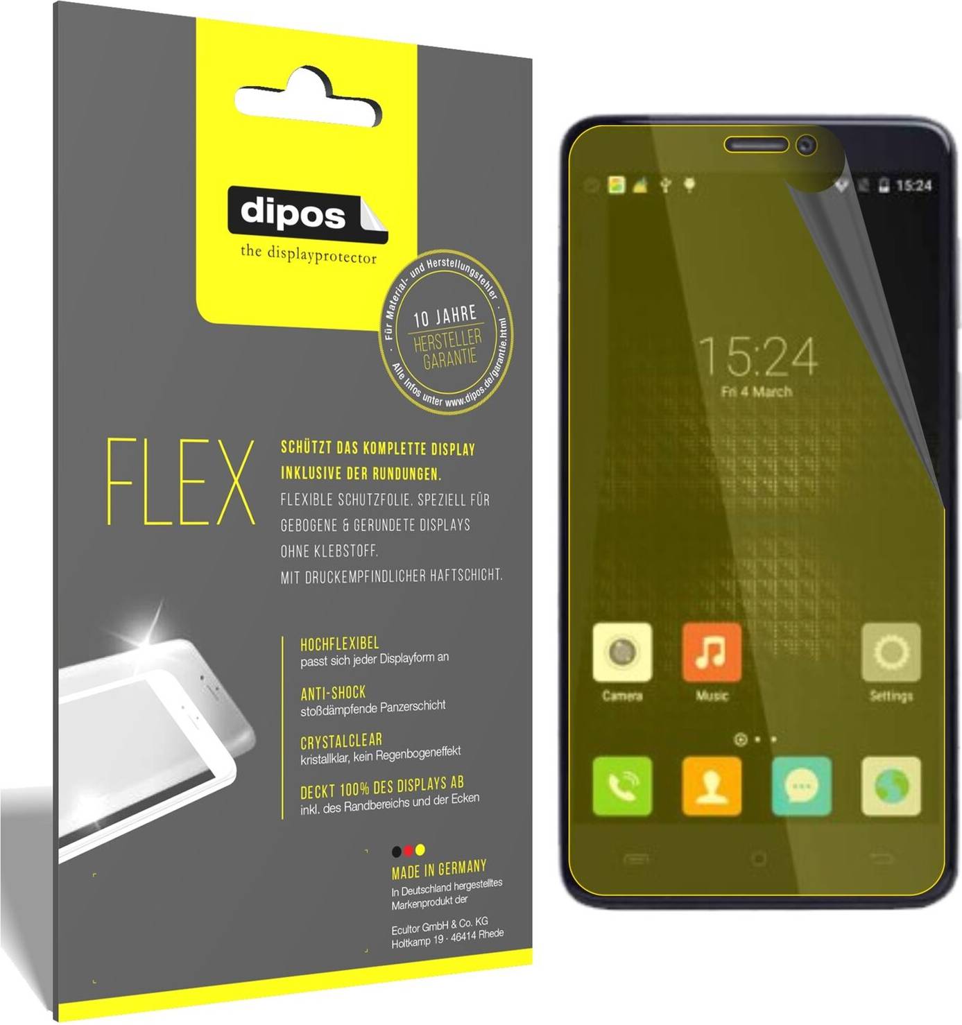 Dipos 3x Screen Protector For Cubot Max