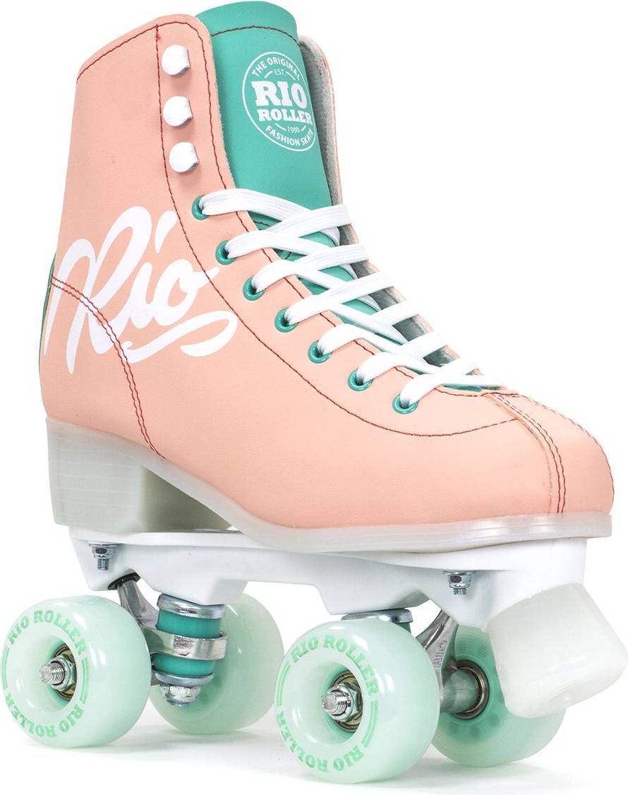 Patines 4 Ruedas Script Peach