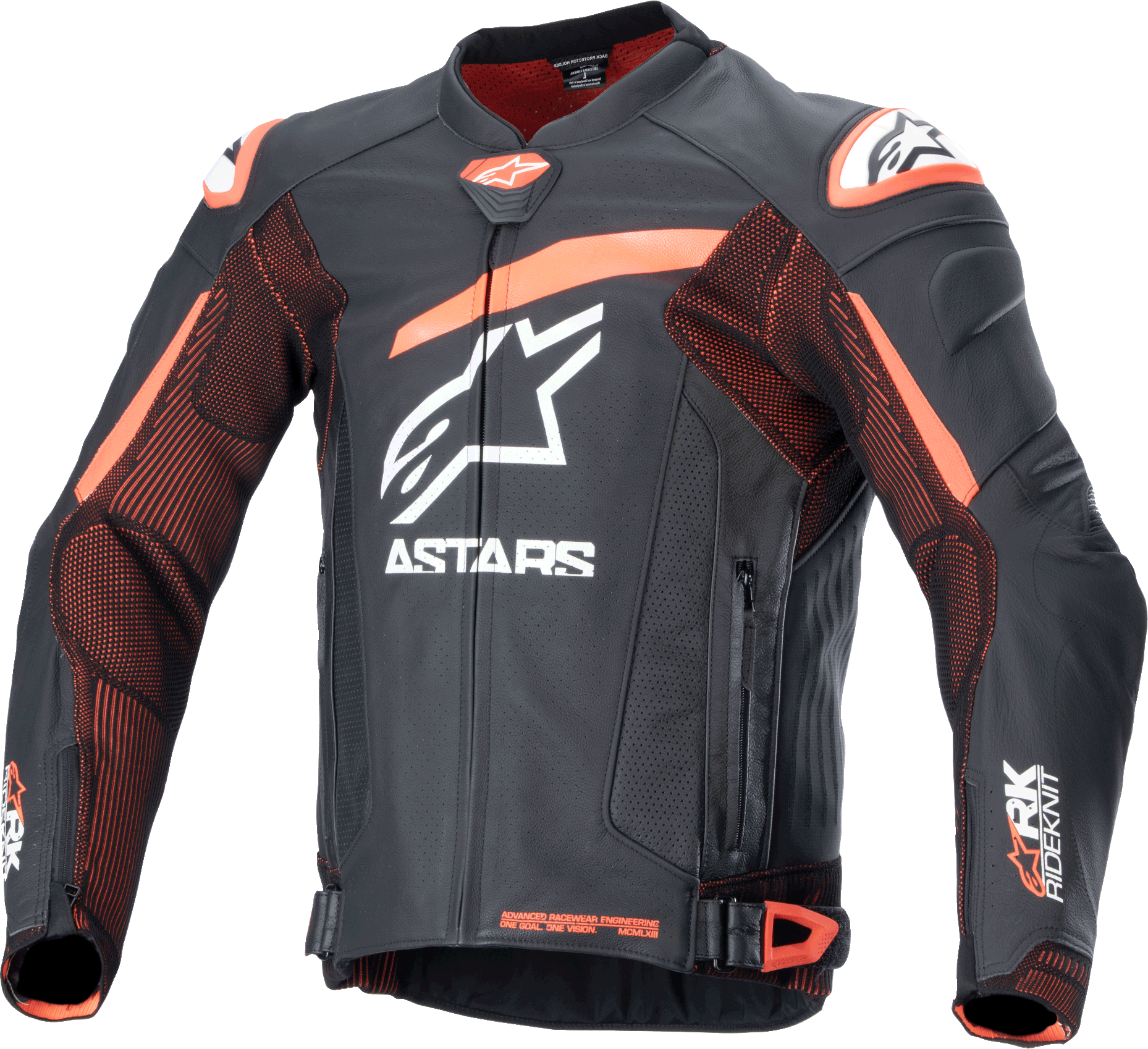 Alpinestars GP Plus R V4 Rideknit Motorcycle Jacket - Black/Red