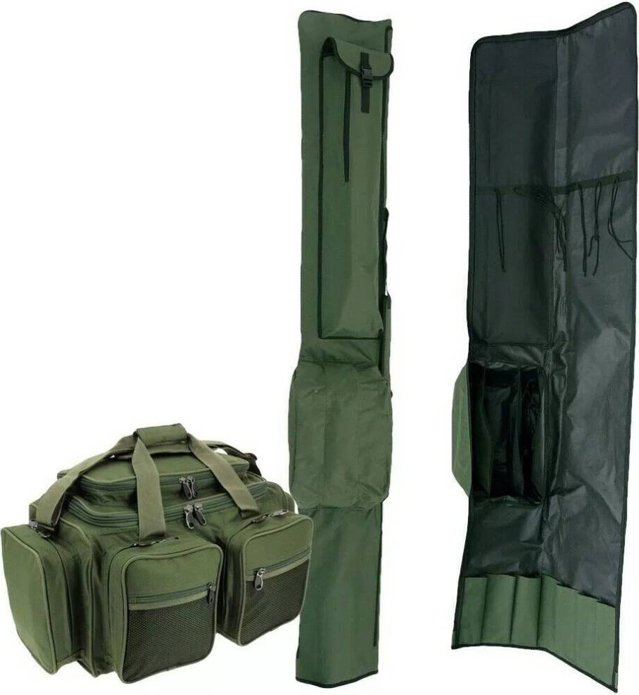 NGT CARP FISHING XPR BAG & ROD HOLDALL FOR 12FT RODS AND FISHING REELS