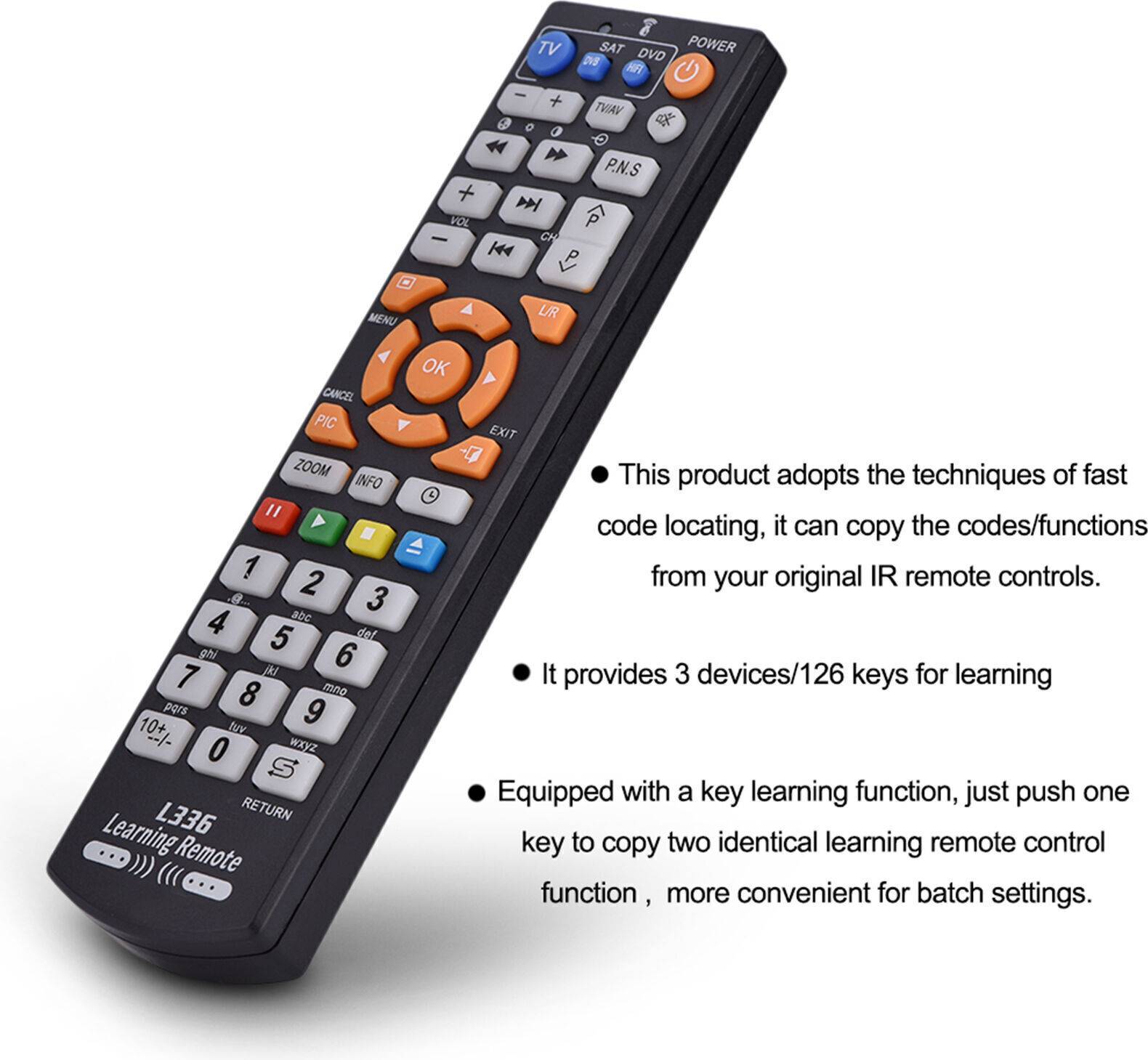 Universal Universal Smart Remote Control Controller With Learning Function For TV CBL DVD