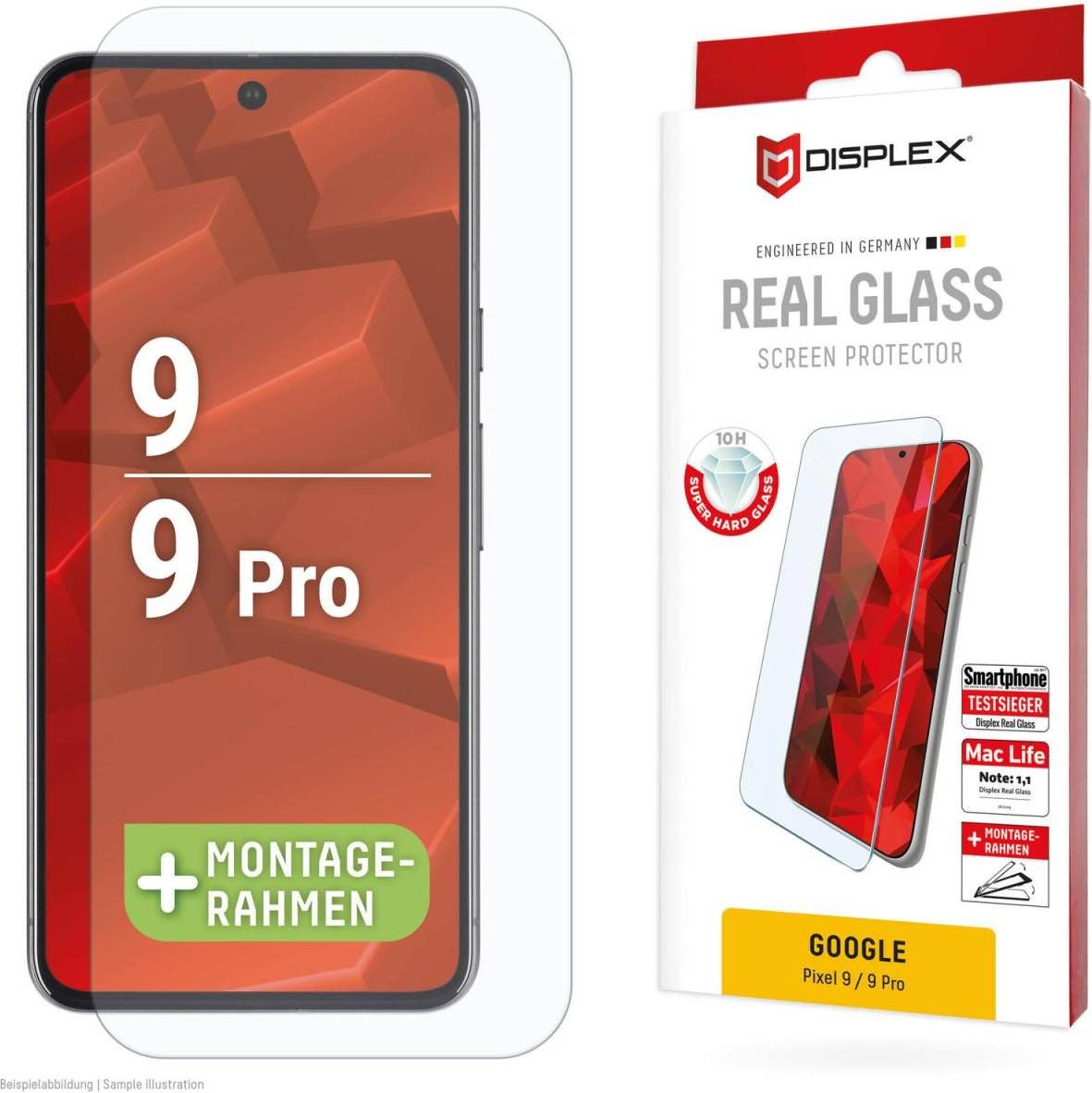 Displex E.V.I. Real Glass Pixel 9 Pro 10 Pro
