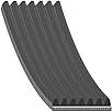 Blue Print V-Ribbed Belts AD07R1801