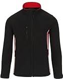 ORN Two Tone Softshell Jacket - Black/Red