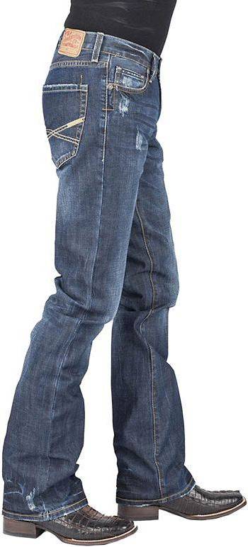 X rocker Stetson 1014 Rocker Bootcut Jean Blue